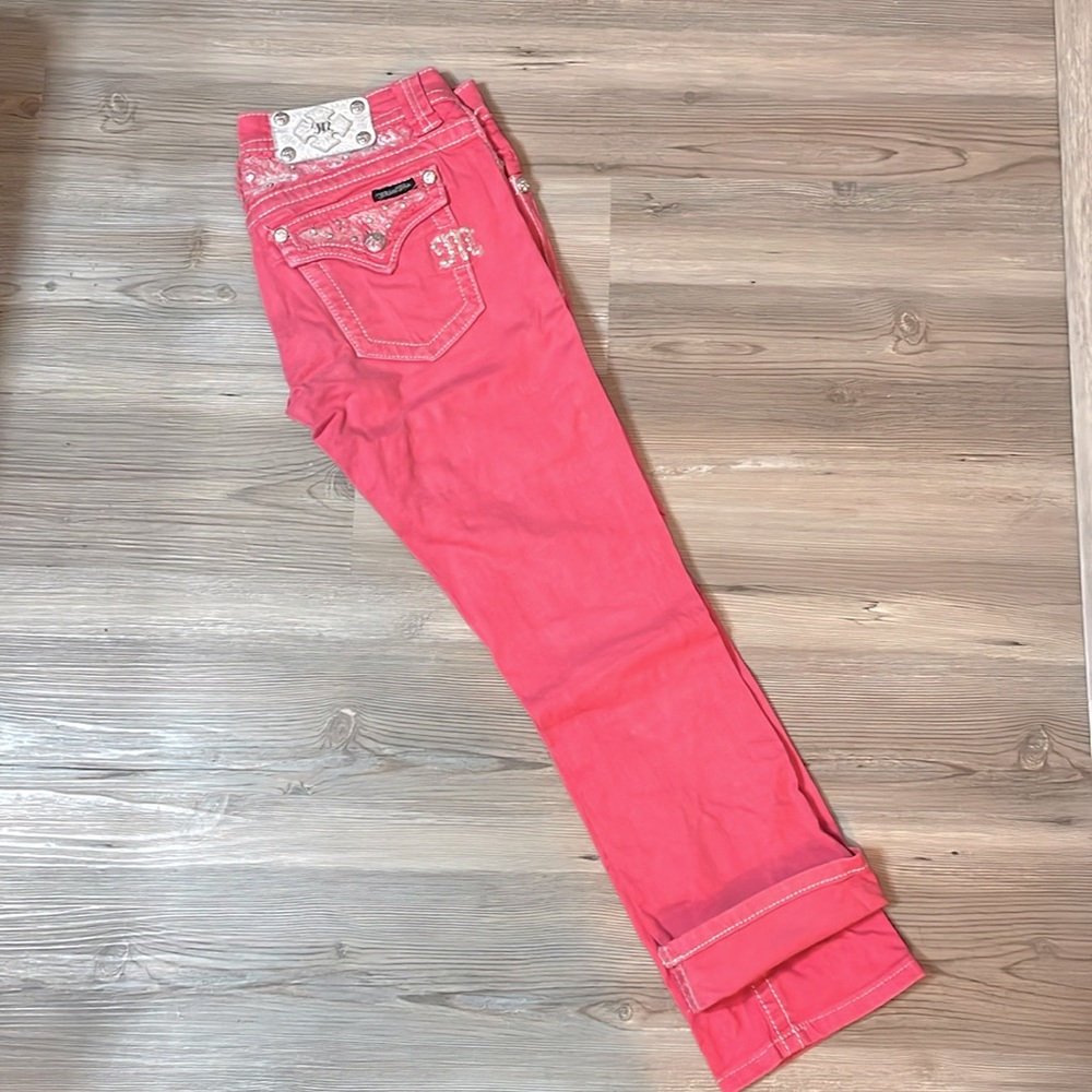 Melon Miss Me cropped denim